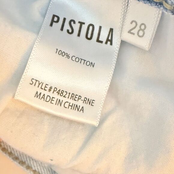 Pistola Designer Denim Distressed Shorts - Picture 6 of 6